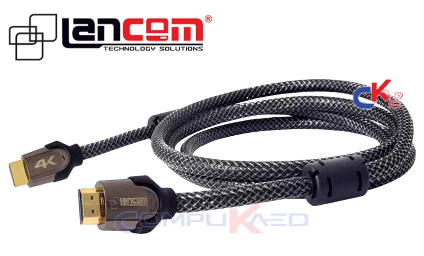 CABLE HDMI 2.0 DE COBRE DE 15 METROS ULTRA HD 4K 60HZ CON FERRITA 24AWG  LANCOM – Compukaed