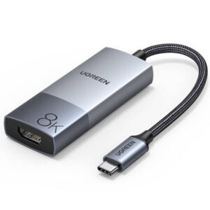 CABLE ADAPTADOR DE USB 3.2 TIPO C MACHO A HDMI HEMBRA ULTRA HD 8K A 60HZ Y  4K 120HZ DE ALUMINIO FORRADO EN NYLON UGREEN – Compukaed